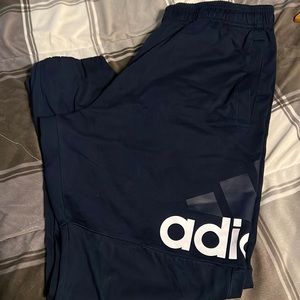Adidas blue joggers